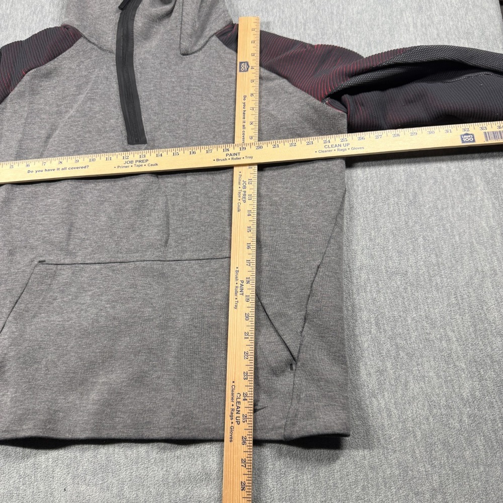 Nike Tech Fleece Dynamic Reveal Hoodie Women XL Gray Tech Fleece 1/2 Zip Pullove - Picture 3 of 9